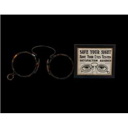 Small Optometrist Sign w/ Oversize Bake