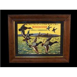 Winchester Gun & Ammo Poster L.B. Hunt 