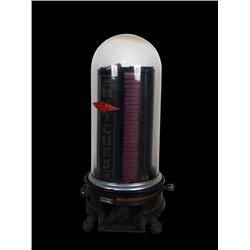 1 cent Glass Domed, Match dispenser, Ad