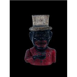 "Jolly N"  in Top Hat  Metal Bank