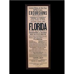Atlantic Coast Lines "Florida" Broadsid