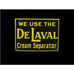 Porcelain "De Leval" Sign  12 x 16 "