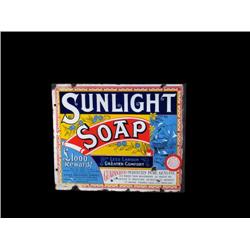 Early Porcelain Flange Advertising Sign