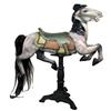 Image 1 : Carousel Horse on Rolling Stand