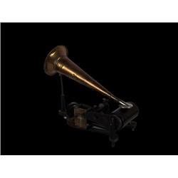 Early Wind-up Puck Cylinder Player w/ H