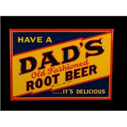 "Dads" Root Beer Tin Sign