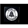Image 1 : Blue Enameled  Bell Telephone Sign