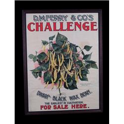 D.M.Ferry Co.Seed Poster c.1900 "Challa