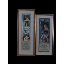 Lot of 2, Hoods' Calendars  1902 and 19