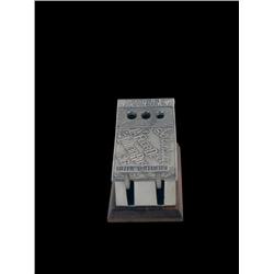 Lillian Russell Cigar Cutter  Nickel pl