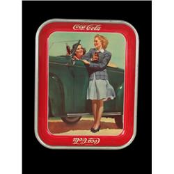 1942 Coca-Cola Serving Tray   10 1/2 x 