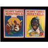 Image 1 : Lot of 2 "Hilsons Minstrels" Posters in