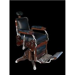 Saleman Sample "Oak" Barber Chair in Ca