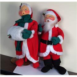 Pair of Annalee Dolls