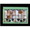Image 1 : Leaded Glass Window  "Tulips"  24 x 36 