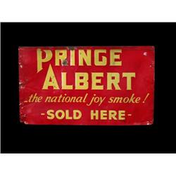 Lot of 2, Metal Signs  Prince Albert / 