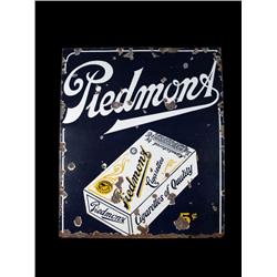 Large, Enameled Blue, Piedmont Cigarett