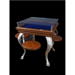 Jewelers Showcase / Table with swing ou