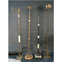 Lot of 4, Floor lamp stands each one di