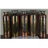 Image 1 : Lot of 5 Misc Polished Brass Fire Extin