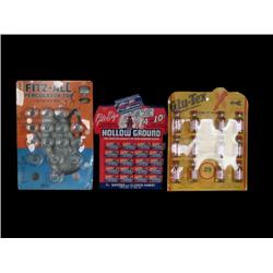 Lot of 3 Early Cardboard Ads w product