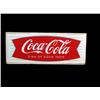 Image 1 : Coca-Cola  3'  Fishtail Porcelain Sign 