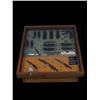 Image 1 : Knife display in showcase  all items st