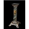 Image 1 : Very Ornate Slot Stand w/ Fancy Marble 