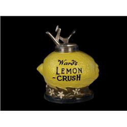 "Ward's" Lemon Crush Syrup Dispenser w/