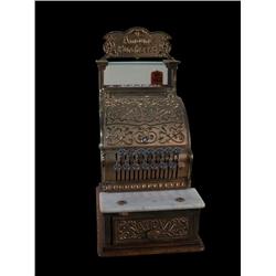 Early Brass National Cash Register  Mod