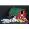 Image 1 : Tin Barn Toy w Figures