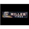 Image 1 : "Miller Tires"  tin sign  Horizontal  2