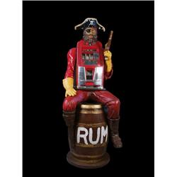 Pirate on a Barrel with 50 Cent Mills H