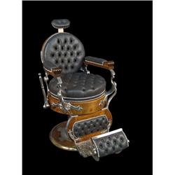 1 of 2 Koken, Round Seat & Back Barber 