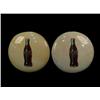 Image 1 : Lot of 2, Coca-Cola 36" white button si