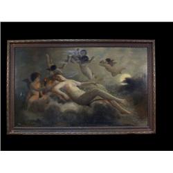 ADM Cooper Original Oil Painting "Zeus 