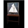Image 1 : Sailboat Model in Glass Case     Britis