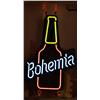 Image 1 : Neon Sign in wooden crate  "Bohemia" Be