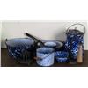 Image 1 : Mixed Cobalt Blue Cookware & 2 Sring Ho