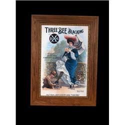 3-Bee Blacking Print 20 x 27 Current Re