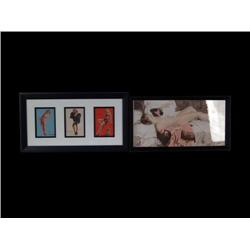 1 Lot of 2 framed Prints: French Bar Nu