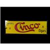 Image 1 : Cinco Cigars Porcelain Sign  12 x 36
