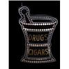 Image 1 : Drugs - Cigars  Trade Sign w/ Multi-Col