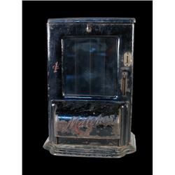 Early Coin-op Steel cased Match Vendor