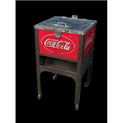 Small Glasscock Coca-Cola Cooler  Ice O