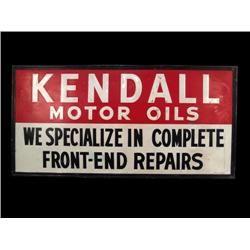 "Kendall" Motor Oil  self-framed tin si