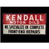 Image 1 : "Kendall" Motor Oil  self-framed tin si
