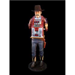Figural One Armed Bandit w/ 5 Cent Mill