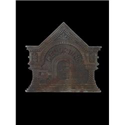 Recording Building shaped  Metal Bank