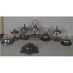 Lot of Misc Hotel Desk Bells